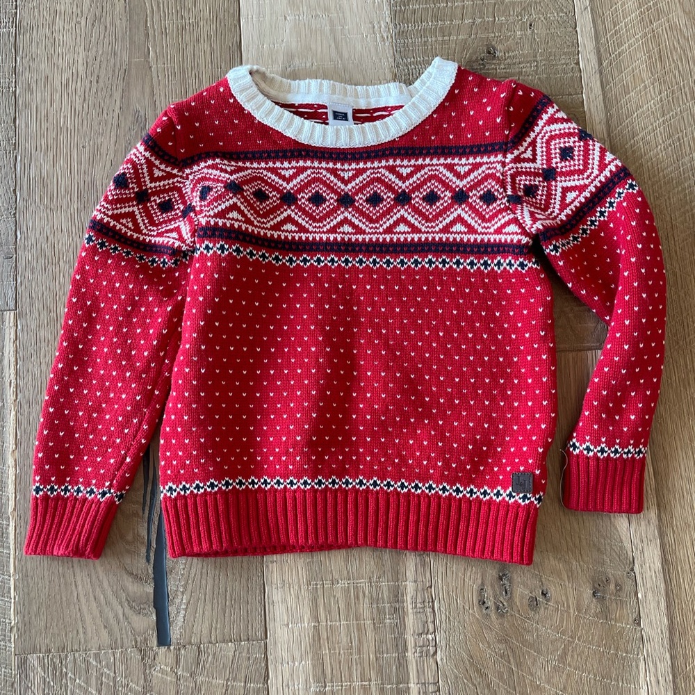 Janie & Jack size 4 Christmas sweater